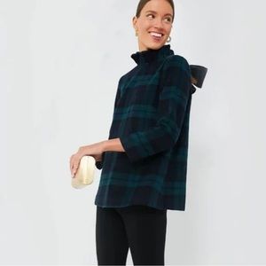 NWT Tuckernuck Blackwatch Plaid Faye Blouse